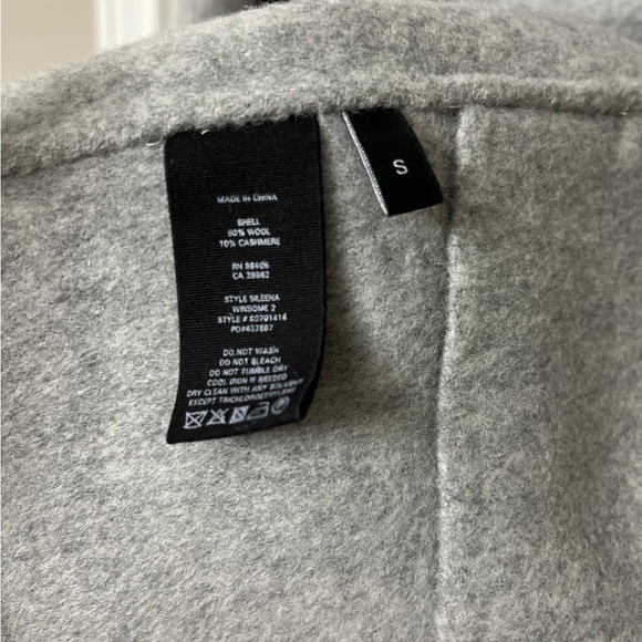 Theory ‘Sileena’ Open Front Jacket in Double Face Wool-Cashmere - Picture 7 of 8